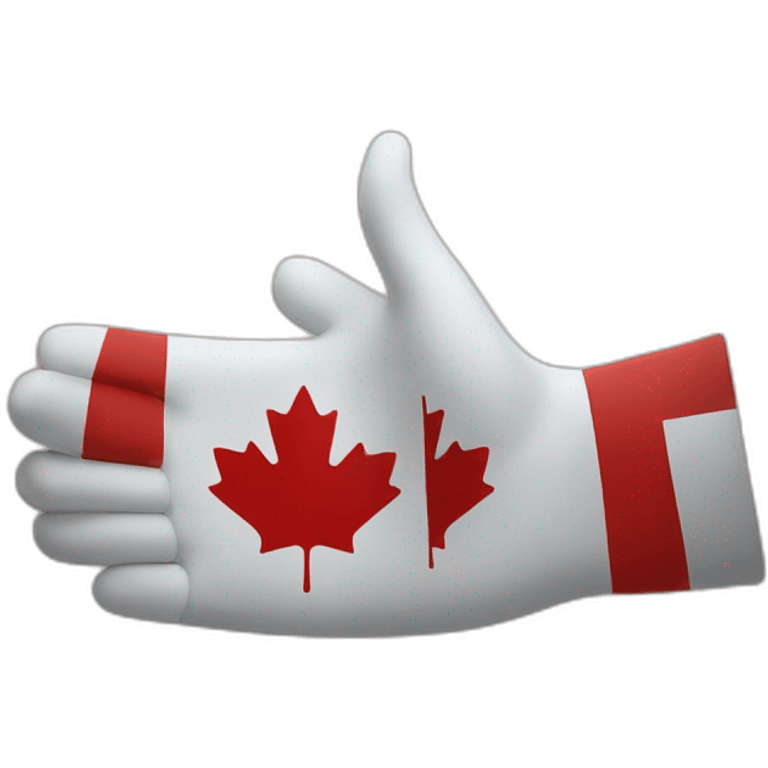 high fiving canada emoji