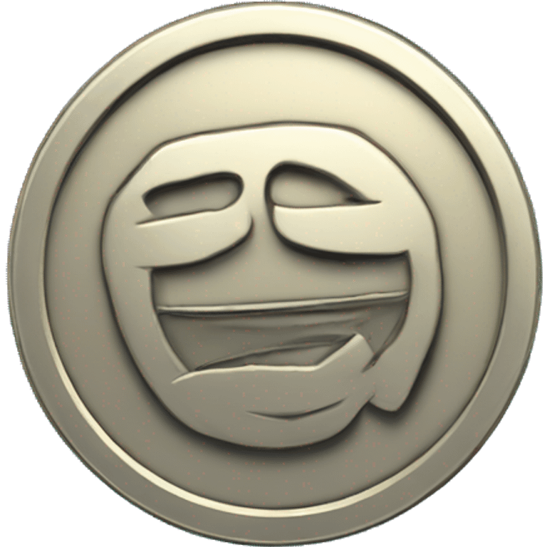 Toncoin coin 3d blue emoji