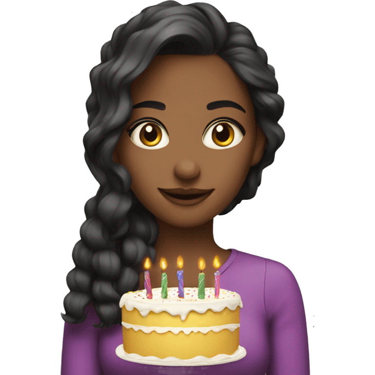 Birthday girl emoji