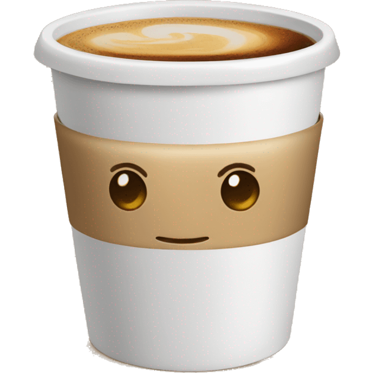 coffee cup 321 label emoji