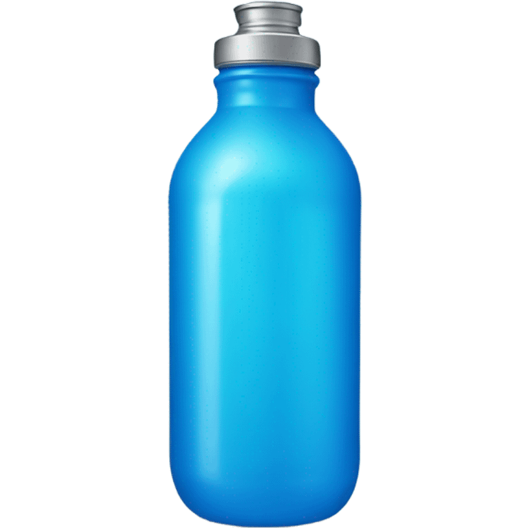 Blue water bottle emoji