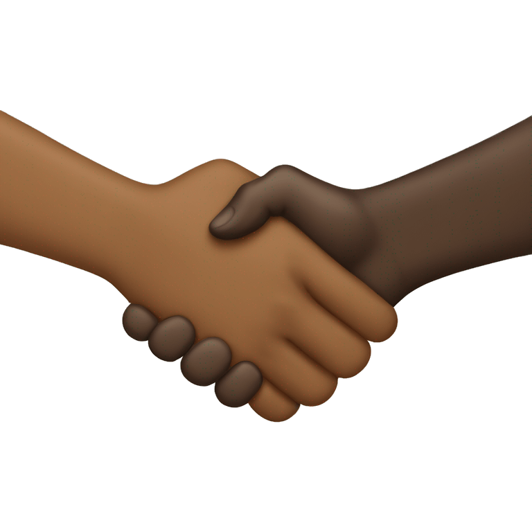 interracial handshake emoji