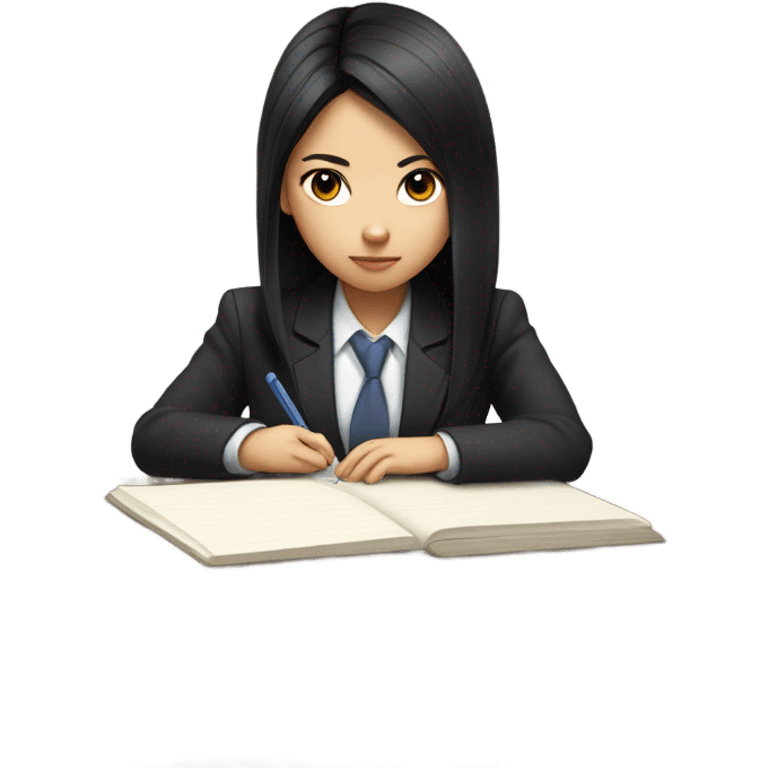 chinese girl working emoji