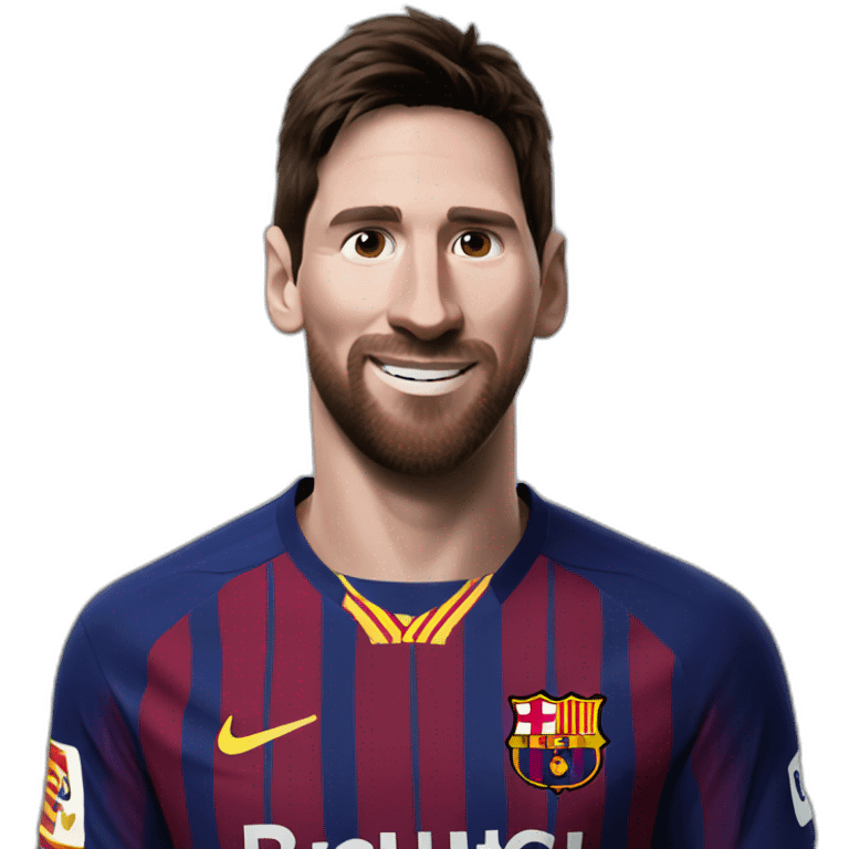 Barcelona with messi emoji