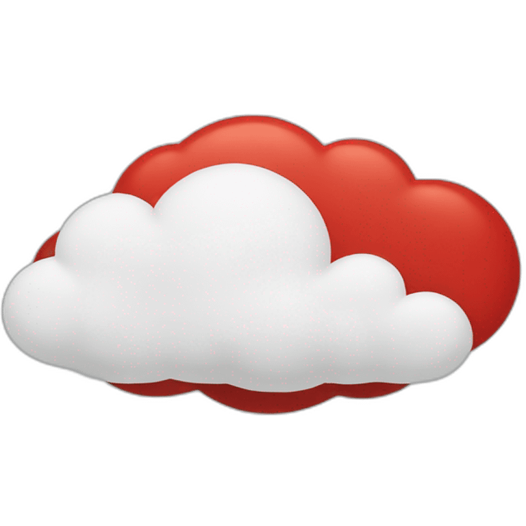 red cloud emoji