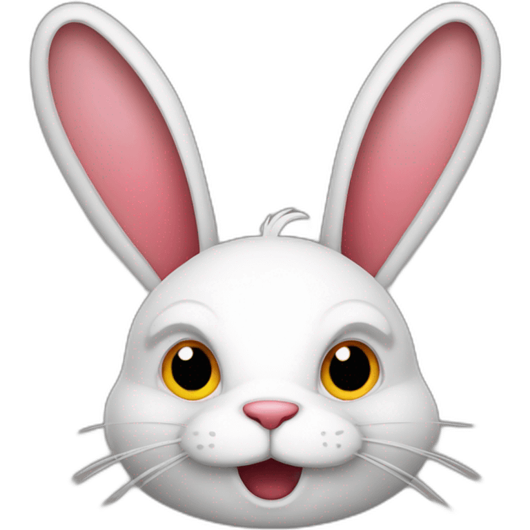 Evil rabbit emoji