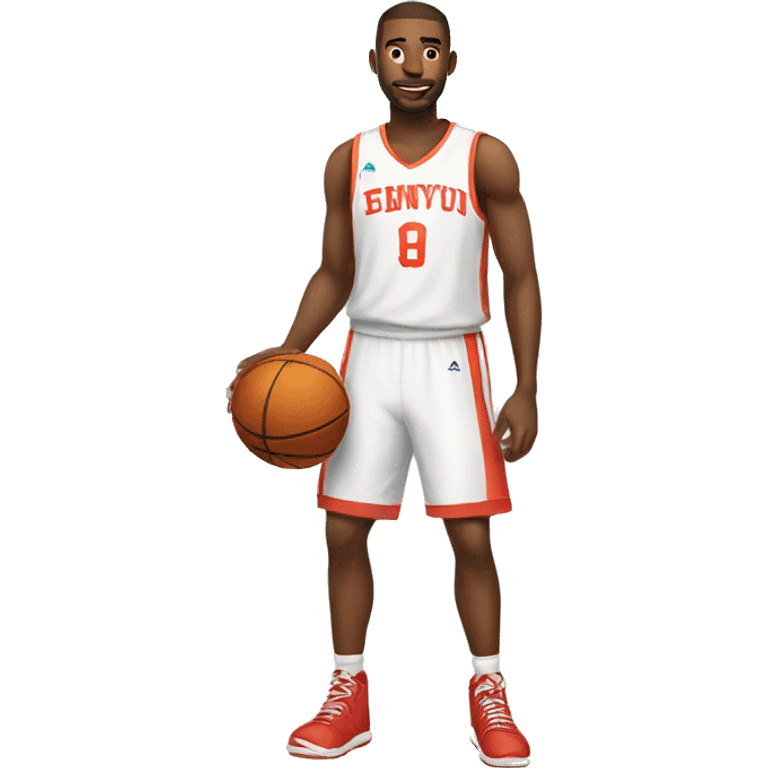 Basketball player fullbody emoji