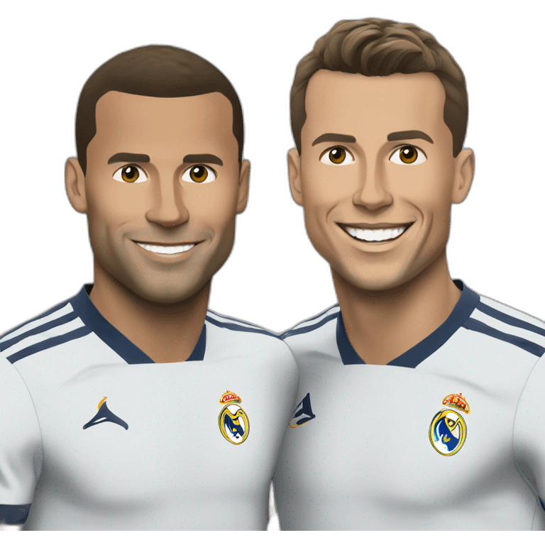 Macron et Ronaldo emoji