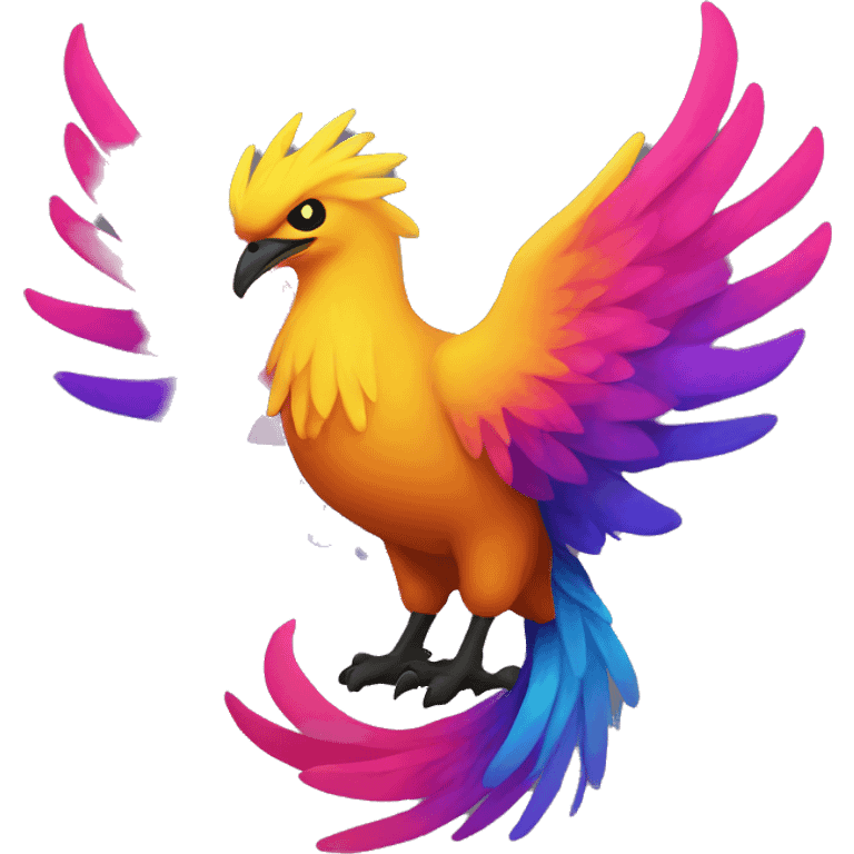 Individual Pansexual Phoenix emoji