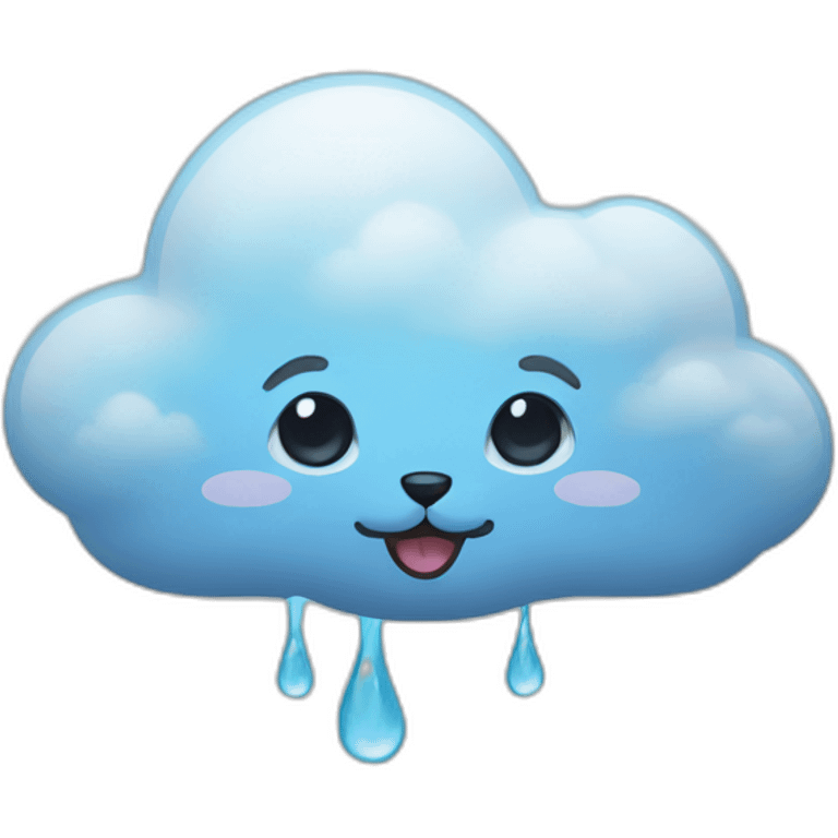 rainy cat cloud emoji