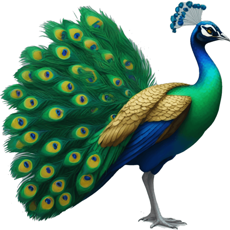 peacock emoji