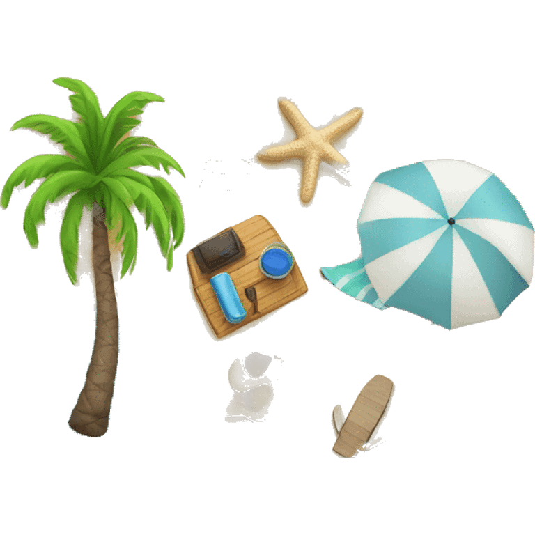 Beach emoji