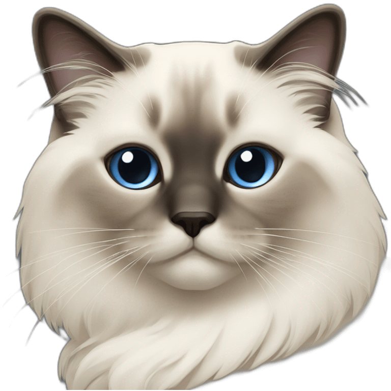 Birman cat emoji