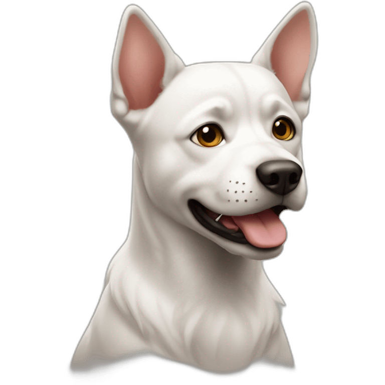 Chat sur chien emoji