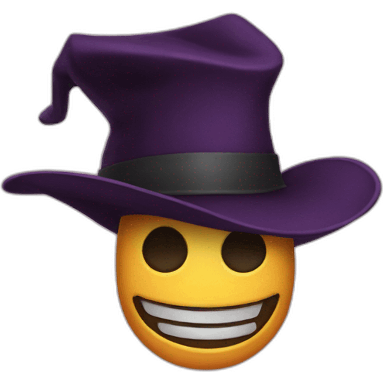 Evil hat emoji