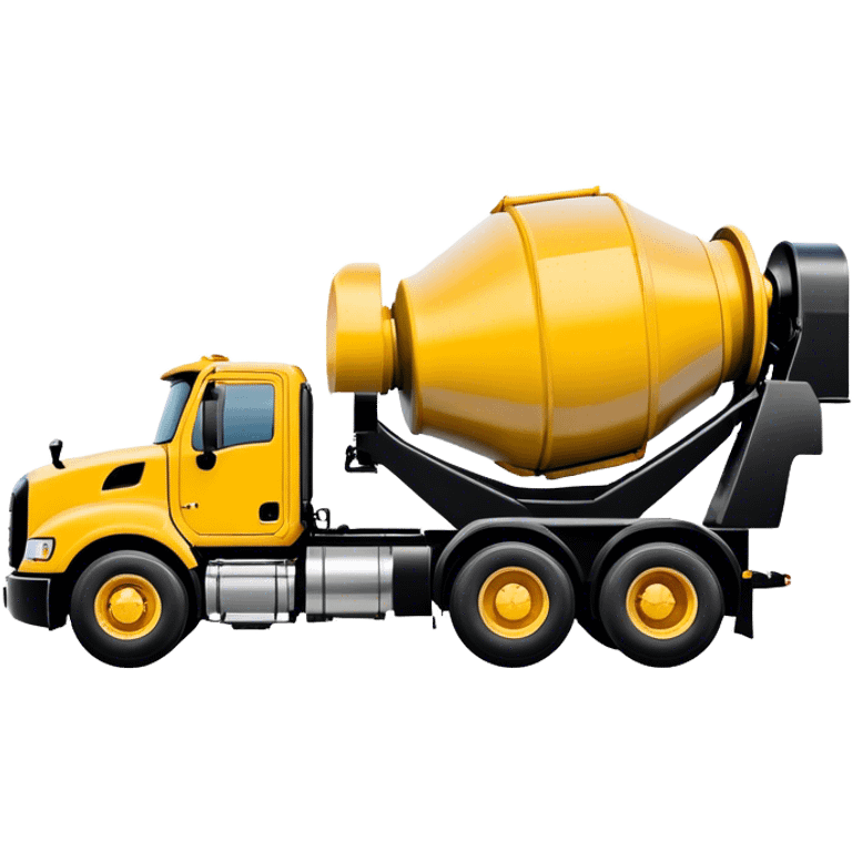 Cement Mixer - Mack Granite (Model Year: 2022) (Iconic colour: Yellow and black) emoji