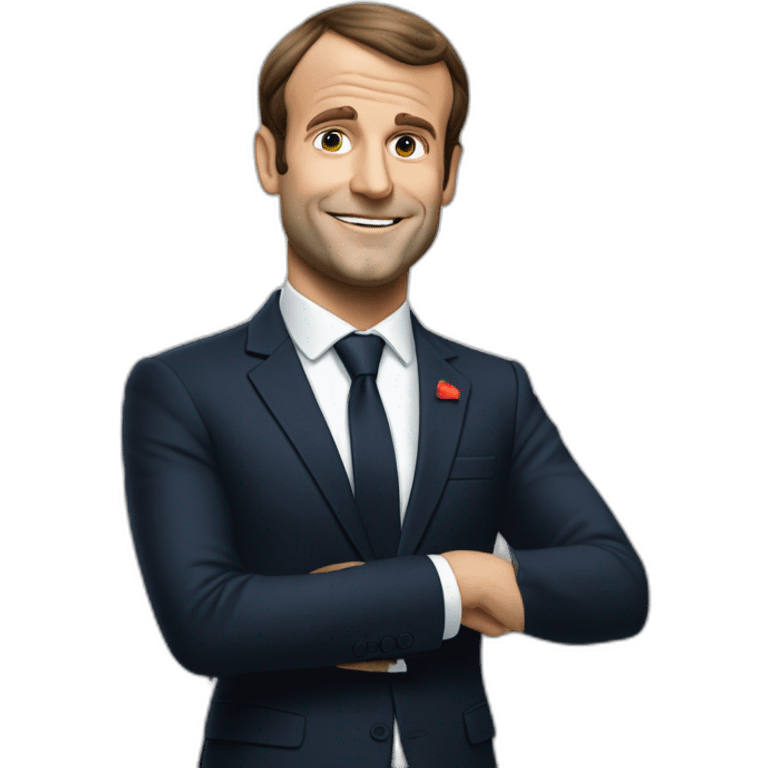 Macron doigt d'honneur emoji