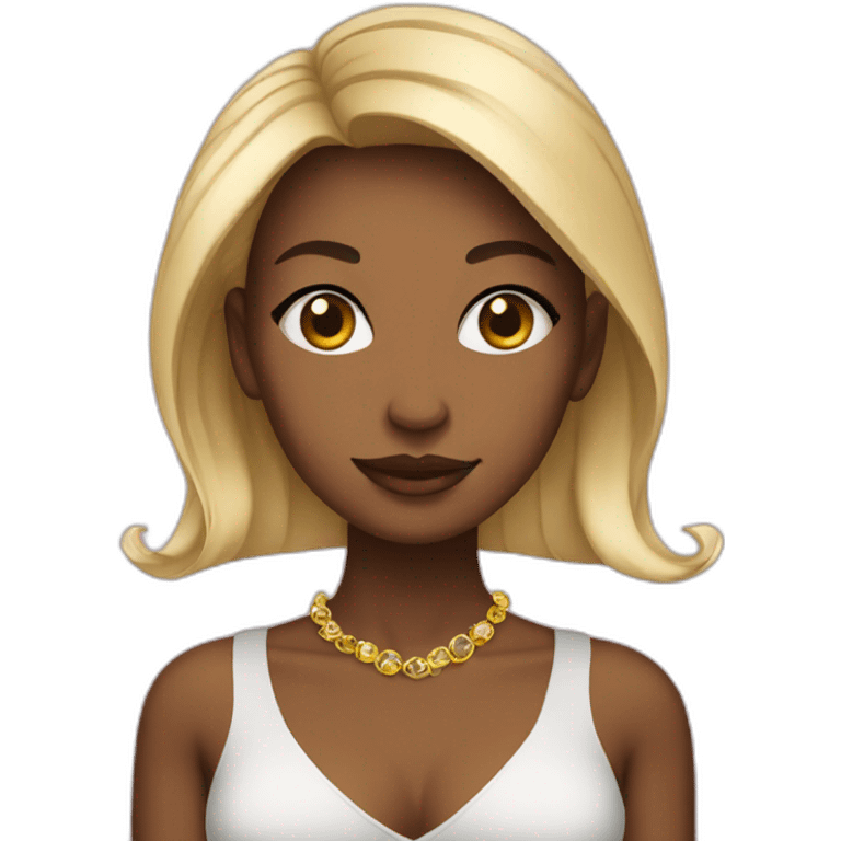 Rich girl emoji