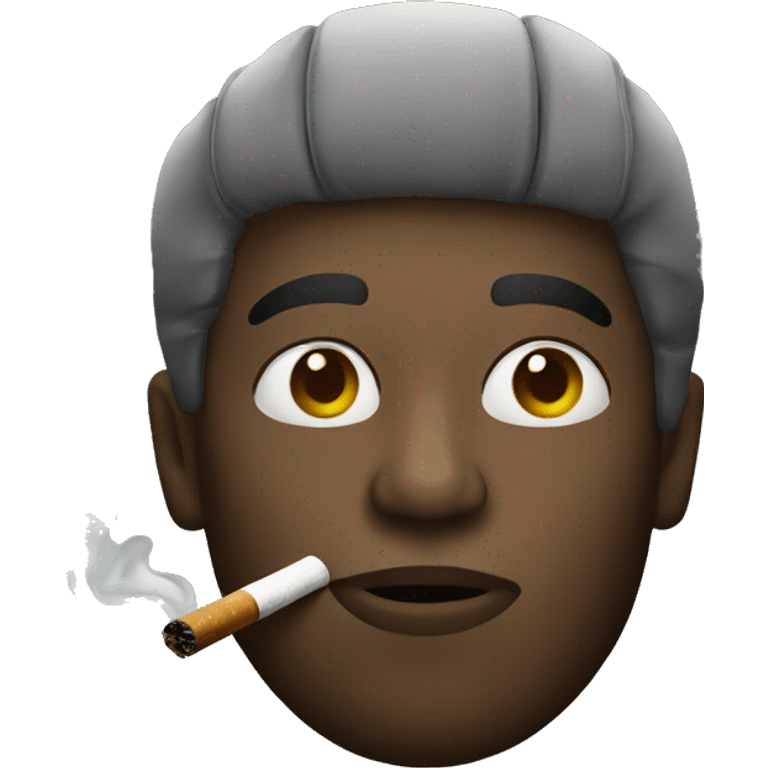 Jamaican guy smoking  emoji