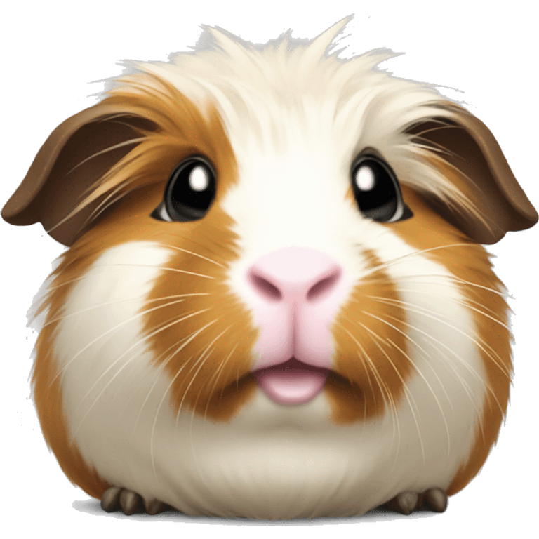 guinea pig with a top har emoji