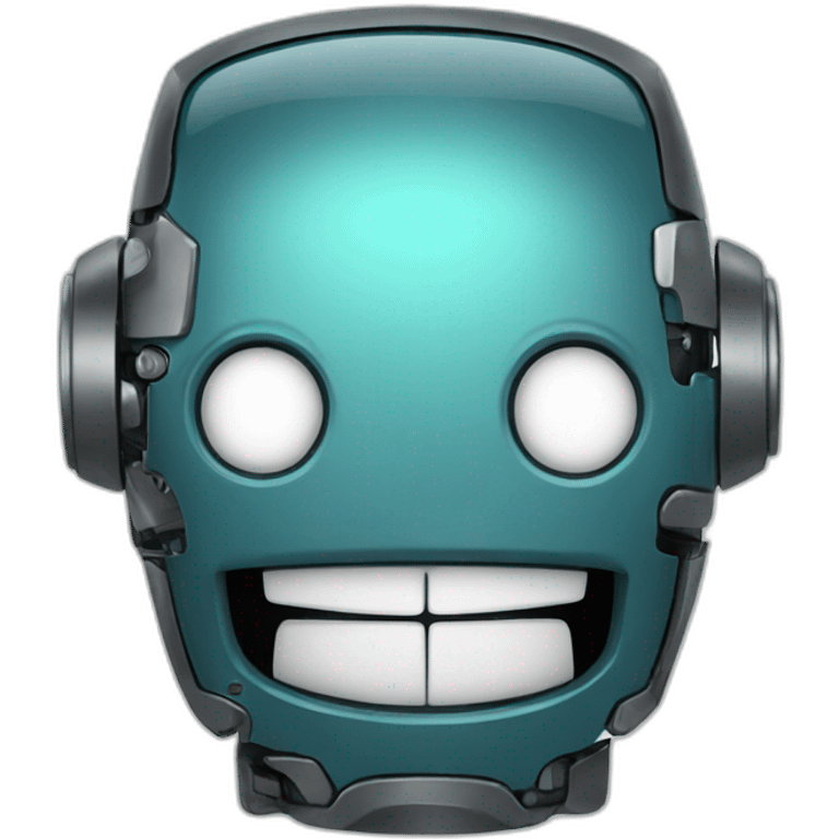 Robot smiling emoji