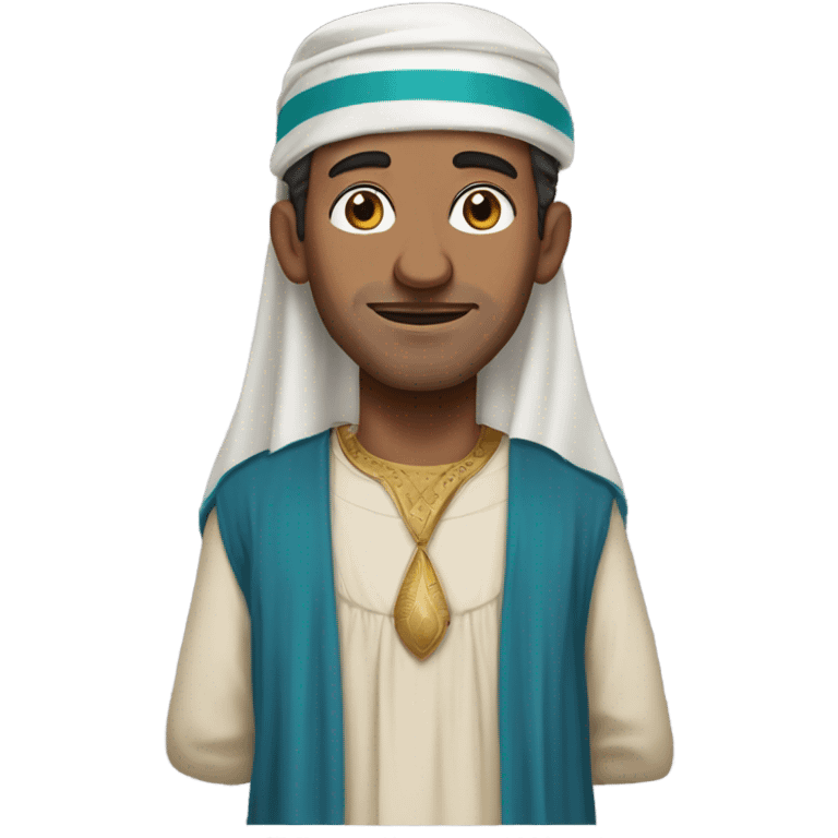 egyptian man with traditional costume emoji