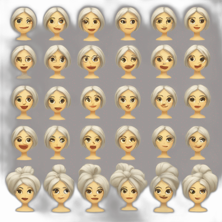 russion style women emoji