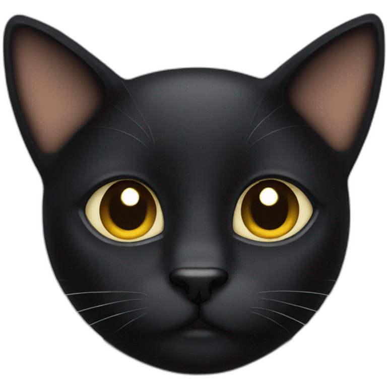 face black cat emoji