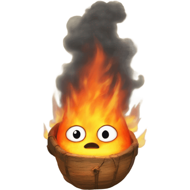 calcifer from studio ghibli emoji