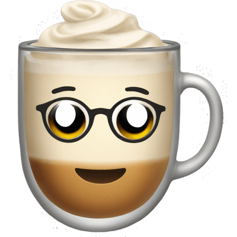 Ice Spanish latte  emoji