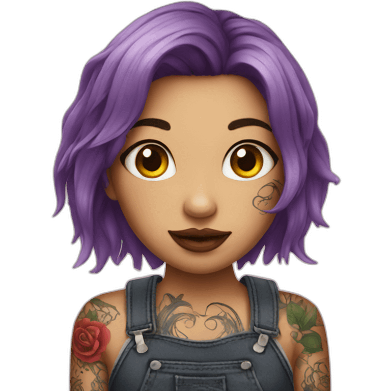 tattoo girl emoji