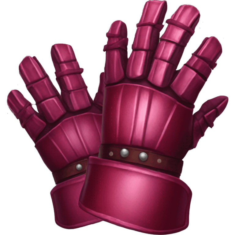 Ruby armor gloves emoji