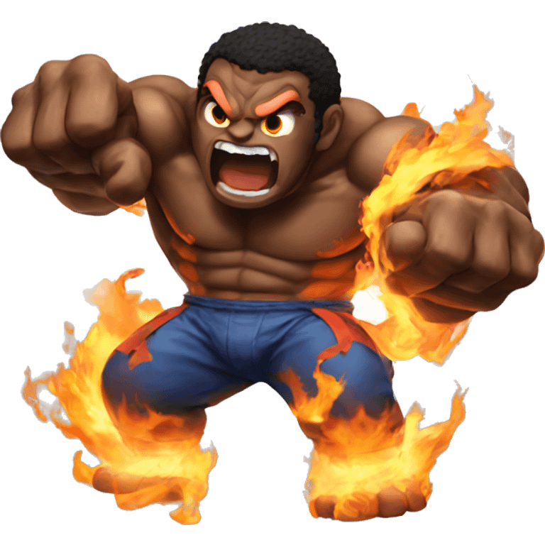 Balrog from the Street Fighter series emoji