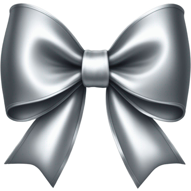 Silver bow emoji