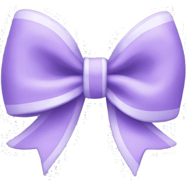 Pastel purple bow emoji