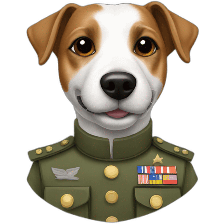 military jack russell emoji