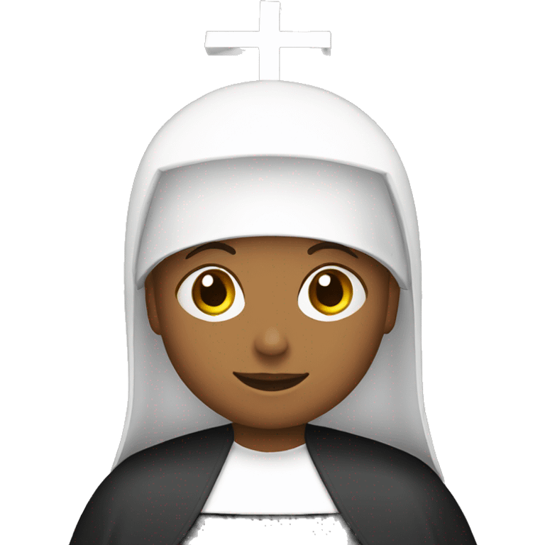 Church nun  wearing football helmet  emoji