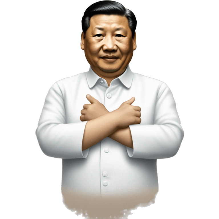 xi jinping cross hands emoji