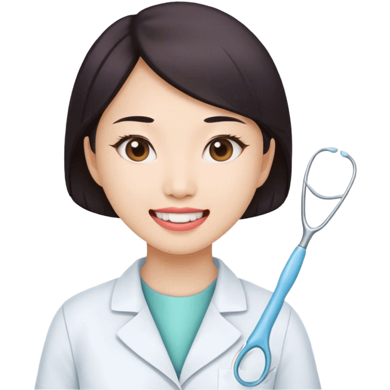 asian female dentist emoji