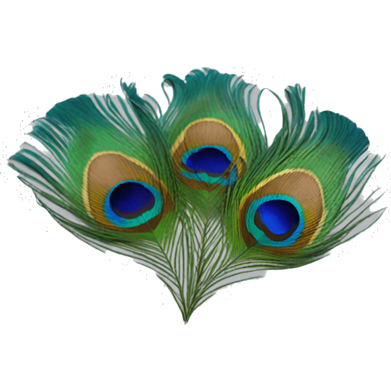 peacock feather emoji