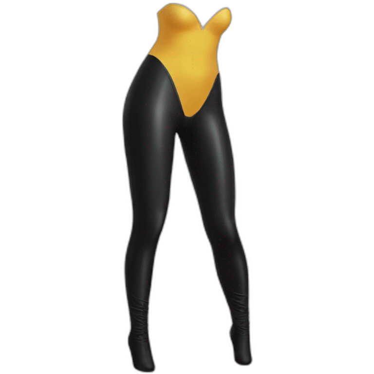 Latex leggings emoji