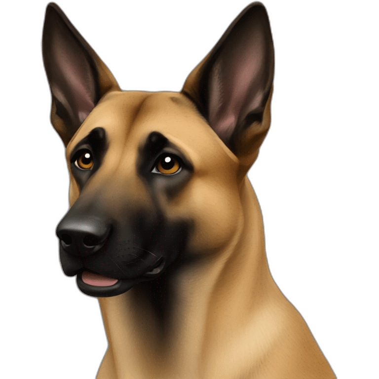 Malinois black emoji