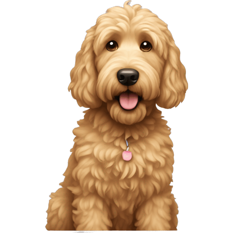 golden doodle dog emoji