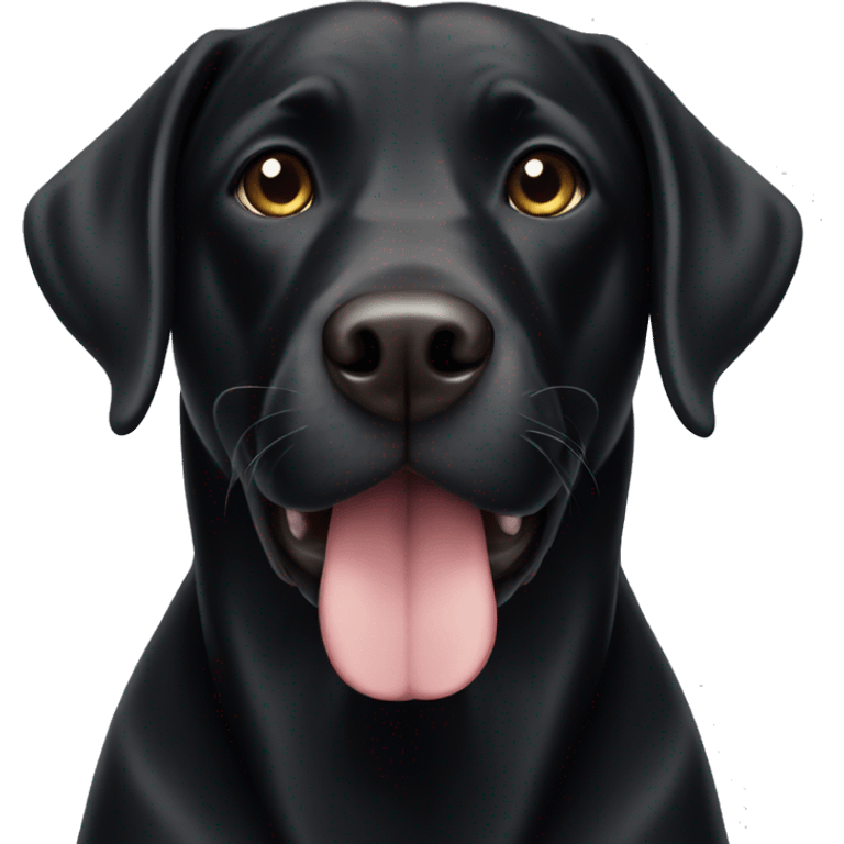 Black Labrador  emoji