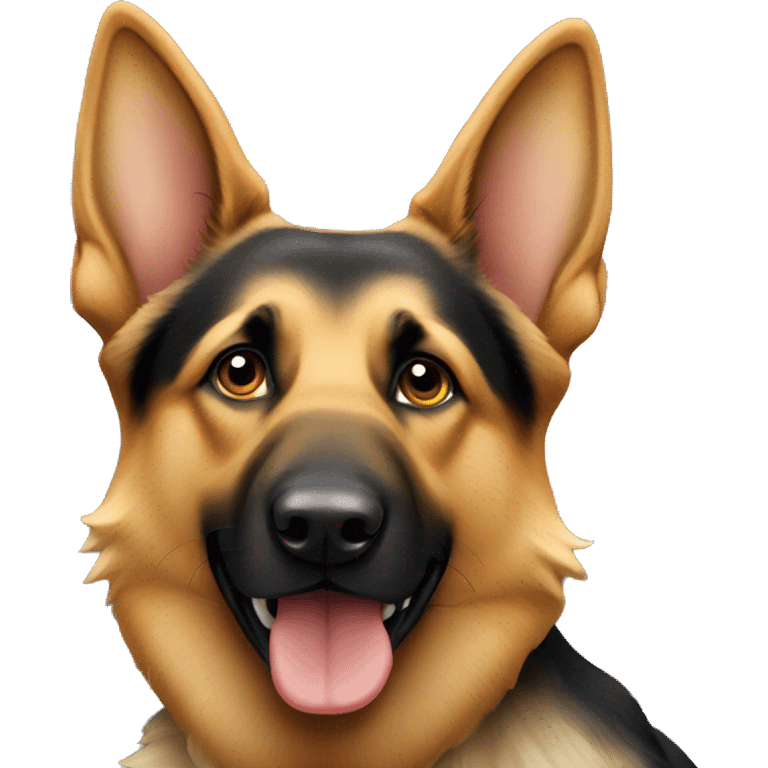 German shepherd dog emoji