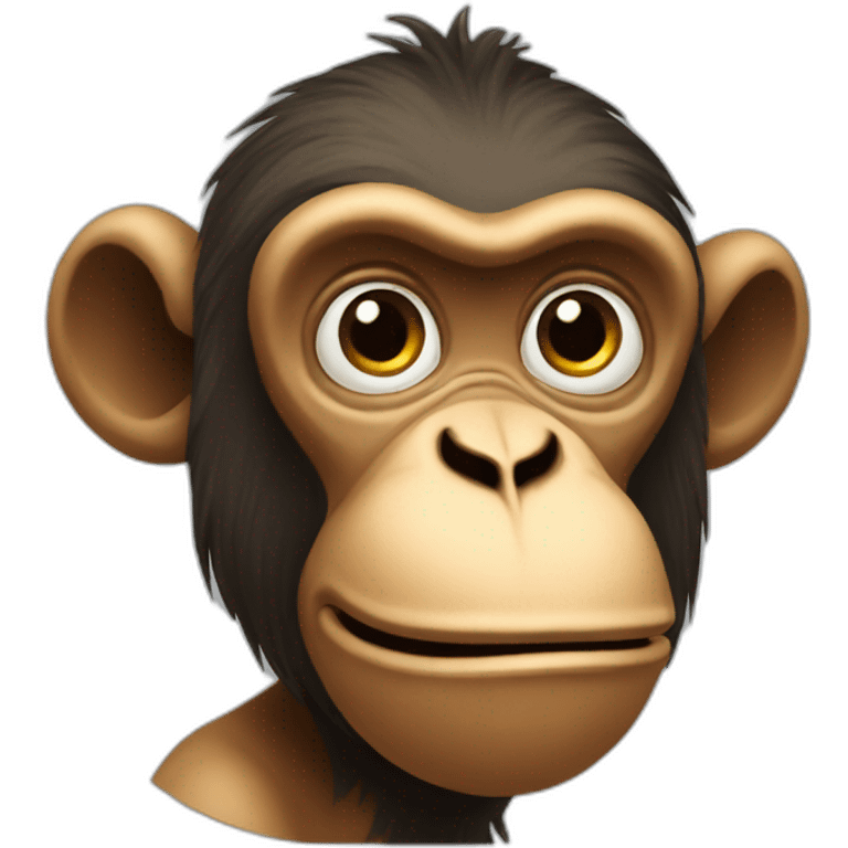 sceptical monkey emoji