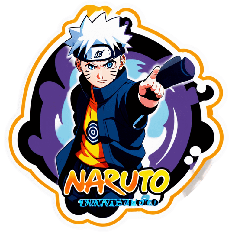 Naruto With text: Design emoji