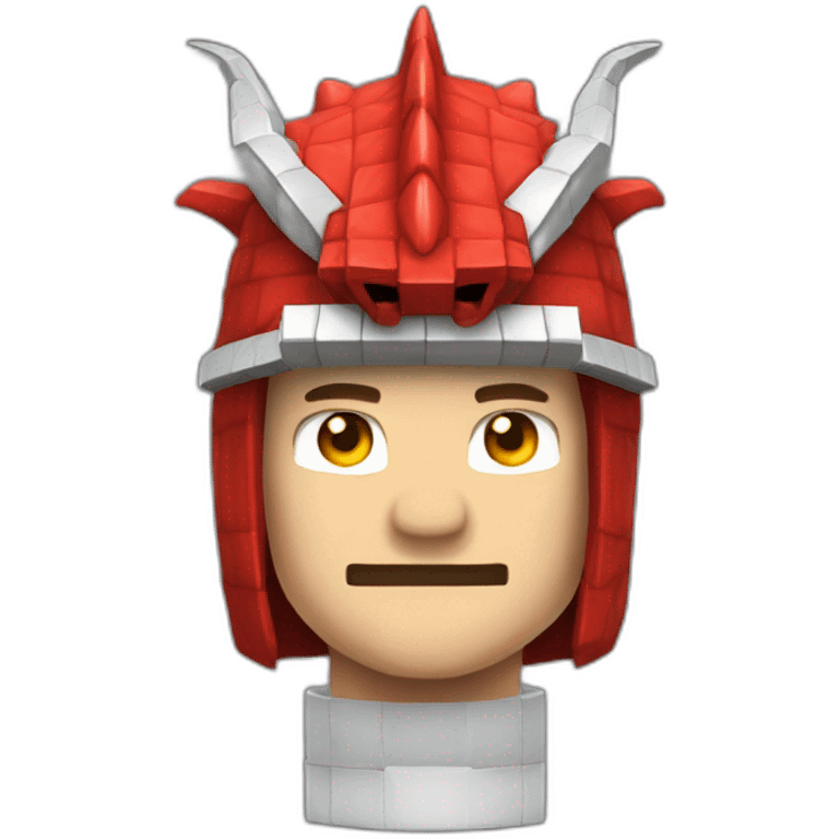 head hat Red dragon Minecraft delegate emoji