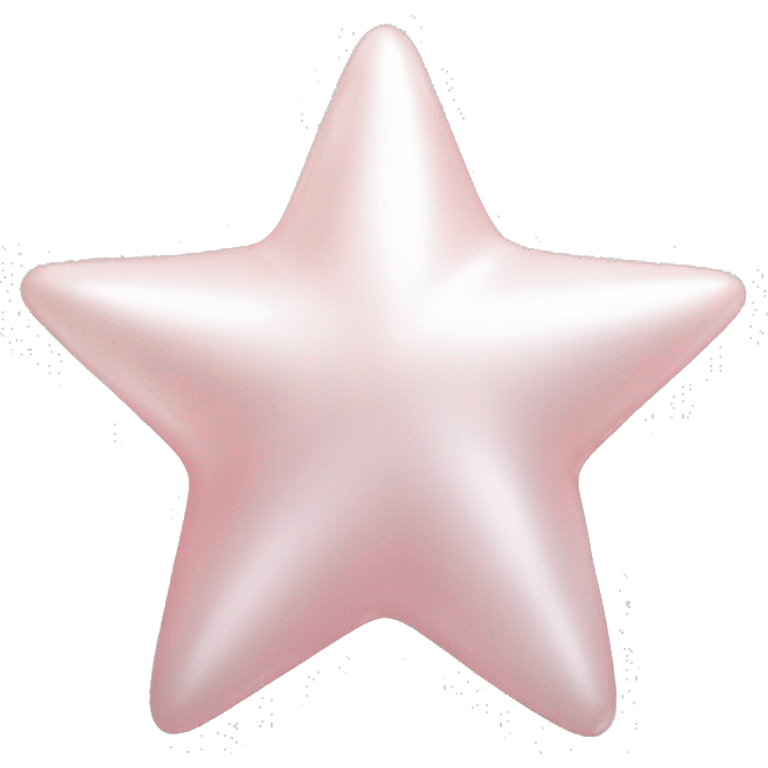 Light pink pearl star emoji