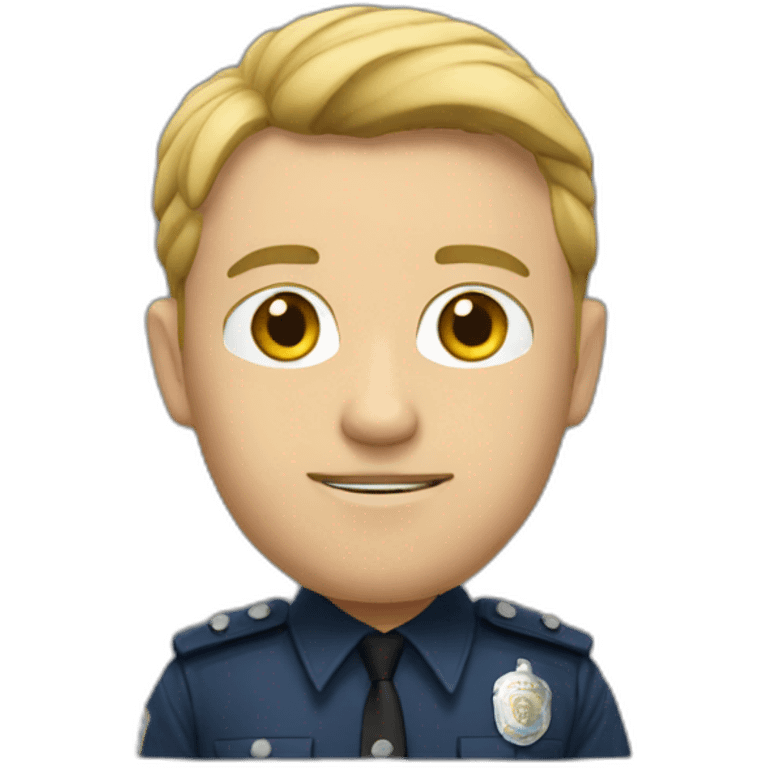 Un policier qui se bat emoji